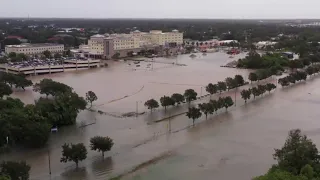 Drone video shows devastating Hurricane Ian floods in Kissimmee