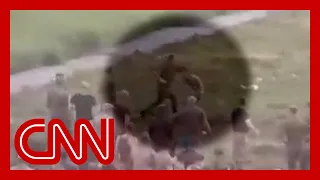 Russian state media releases video showing brawl at military camp