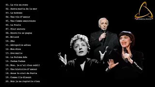 Musique Francaise   Charles Aznavour,Edith Piaf,Mireille Mathieu Best Of Album 2020