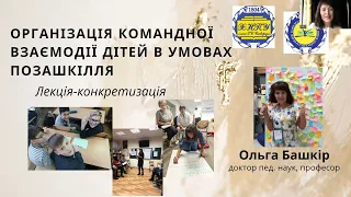 лекція 1 від 08.04.2024 "Організація командної взаємодії дітей в умовах позашкілля