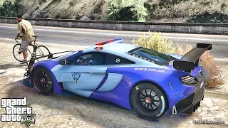 GTA 5 MOD LSPDFR 711 - SUPERCARS PATROL !! (GTA 5 REAL LIFE PC MOD) MCLAREN