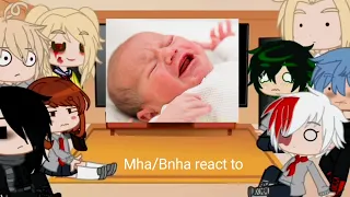 MHA/BNHA React to HowtoBasic/how to feed a baby/MHA/BNHA/Gacha Club