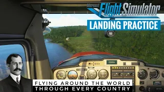 Flying Through Every Country | LANDING PRACTICE AT LINUA, VANUATU | Microsoft Flight Simulator 2020