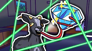 I Stole a MASSIVE DIAMOND in Goat Simulator 3!!