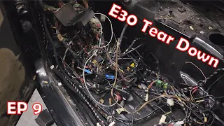 BMW E30 Tear Down EP9 | E30 Chassis Wiring Harness Removal