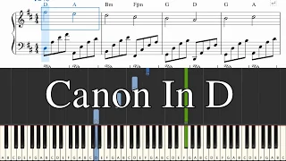 Canon In D - Canon In D Tutorial - Sheet Free