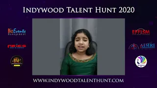 Indywood Talent Hunt 2020 - Vocal Fame - Indian Cinema | Sub Junior| HRIDYA SUMESH