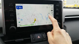 Запуск Яндекс Навигатора на Toyota RAV4 с телефон Android