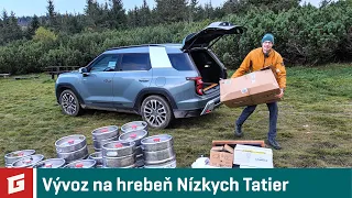 SsangYong TORRES 1.5 TGDi AWD - TEST - Vývoz nákladu na hrebeň Nízkych Tatier - Garáž.tv - Šulko