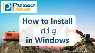 How to Install dig in Windows 10