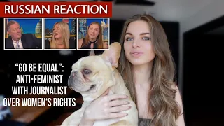 Traditional Russian reacts to GO BE EQUAL Anti-feminist clashes with journalist over women‘s rights