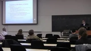 Dr. Mohsen Kadivar Talk on Theories of State in Shi'ite Law at Virginia Tech - Part 1