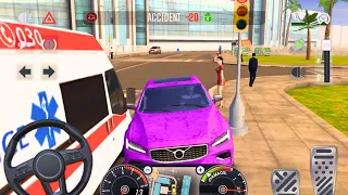Purple Driver🚖 👮‍♂️⭐️ Taxi Sim 2023 - Car Games 3D Android iOS Gameplay