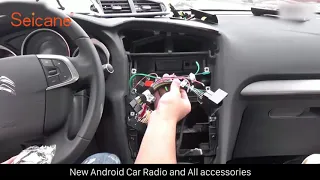 How to remove and upgrade radio to the 12.1 inch Android GPS Car Radio for Citroen C4L Installation