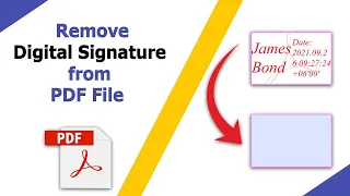 How to remove a digital signature from a pdf file using adobe acrobat pro dc