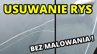 JAK USUNĄĆ RYSĘ Z LAKIERU - Tanio i Bez Malowania !