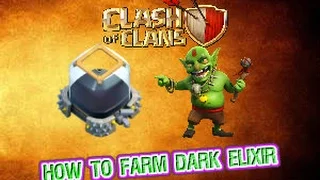 Clash Of Clans How to Farm Dark Elixir (TH8)