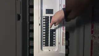 Resetting a breaker (Schneider homeline panel)