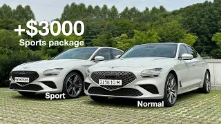 2024 Genesis G70 Sport 2.5T , The reasons that you must add $3000 sports package
