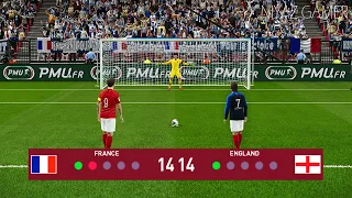 PES 2020 | France vs England | Penalty Shootout | FIFA World Cup 2022 | Kane vs Griezmann | Gameplay