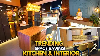 வியக்க வைக்கும் புதிய Model Trending Space Saving Modular Kitchen & Interior | Mano's Try Tamil