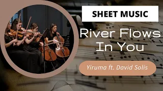 River Flows in You Sheet Music String Quintet & Piano | Version ft. David Solis & Yiruma