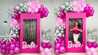 Barbie Theme Balloon Decoration for Girls