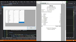 How to Make a Shopping Receipt | Invoice on VB.NET with Visual Studio