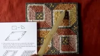 Four Squares in Perspective, Roman mosaic kit