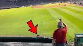 Why you should be the LAST FAN to leave a baseball game -- post-game surprise at Wrigley Field