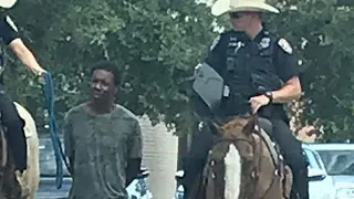 Galveston Police Leading Black Man by a Rope Prompts Outrage