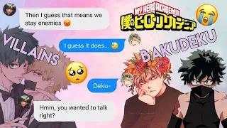 BAKUGO CAN’T COPE || Villain Deku Pt.2 || BKDK || MHA Texting Story