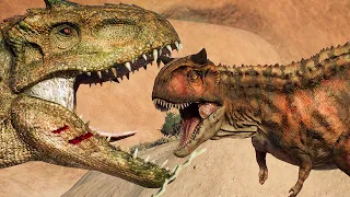 TORO - CARNOTAURUS vs ALL CARNIVORE DINOSAURS (LARGE & MEDIUM) - Jurassic World Evolution 2