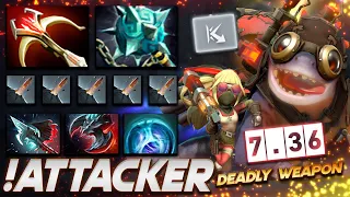 Attacker Snapfire Deadly Weapon 7.36 - Dota 2 Pro Gameplay [Watch & Learn]