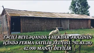 TECİLİ BEYLƏQANDA 4 HEKDAR ƏRAZİNİN İÇİNDƏ FERMA SATİLİR TEL:(051.792.83.28) 42.000 MANAT DEYİLİR