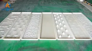 precast concrete fence mold