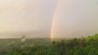 Best Thunder Storm With Double Rainbow!