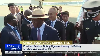 Equatorial Guinean president arrives in Beijing for state visit