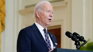 Full U.S. President Biden speech announcing new sanctions against Russia