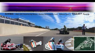 Sidecar Race 1 - Barber Motorsports Park -  2022 AHRMA HRC Roadracing Series - TT2 - ESSAF Racing