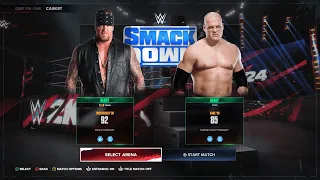 Casket Match - Undertaker Vs Kane - WWE 2K24 Smackdown