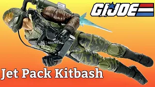 GI-Joe Classified General Hawk Jet Pack Flight Control Kitbash