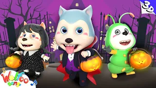 Knock Knock, Halloween Trick or Treat Song 🎃 Imagine Kids Songs & Nursery Rhymes | Wolfoo Kids Songs