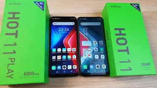 INFINIX HOT 11 И HOT 11 PLAY - ДОСТУПНЫЕ СМАРТФОНЫ С 6000mAh АККУМУЛЯТОРАМИ!