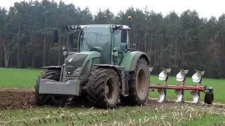 ☆Jesień GR Podolski Orka PO Kukurydzy☆ Fendt 720 &  Kverneland 5 MWP