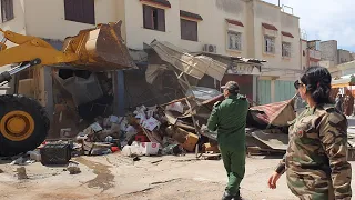 نايضة ديال بصح أكبر حملة ديال تحرير الملك  العمومي بأكبر شوارع المدينة....وحقائق جديدة تم اكتشافها 😨