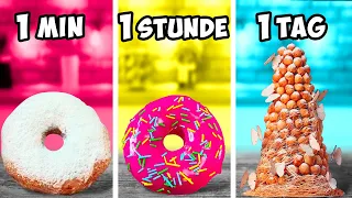 Der 1 Minute vs. 1 Stunde vs. 1 Tag Donut von VANZAI KOCHEN