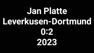 Jan Platte kommentiert Leverkusen gegen Dortmund 0:2 (2023)