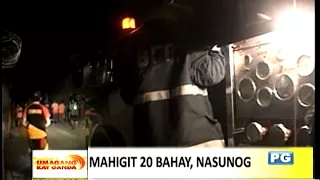 Higit 20 bahay nasunog sa Zamboanga