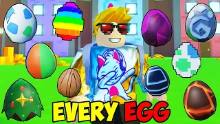 Can We Hatch EVERY EGG In Pet Simulator X!?